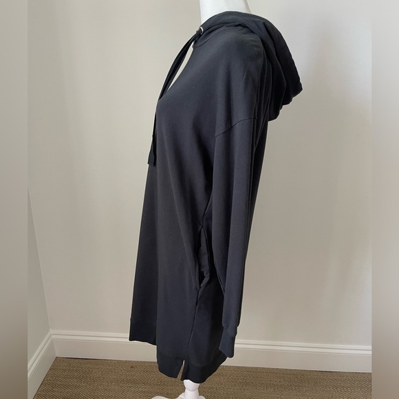 The Drop Women's Iona Long-Sleeve Hooded Mini Sweatshirt Dress - Size M - Picture 8 of 16